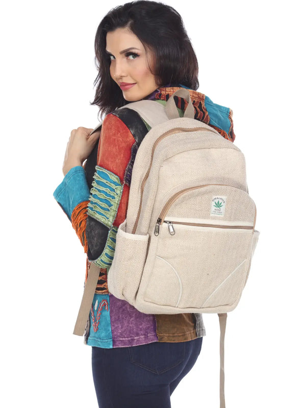 Hemp Full Size Color Backpack