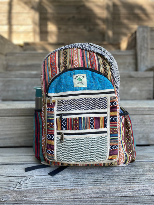 LARGE Boho Backpack with LAPTOP Pocket